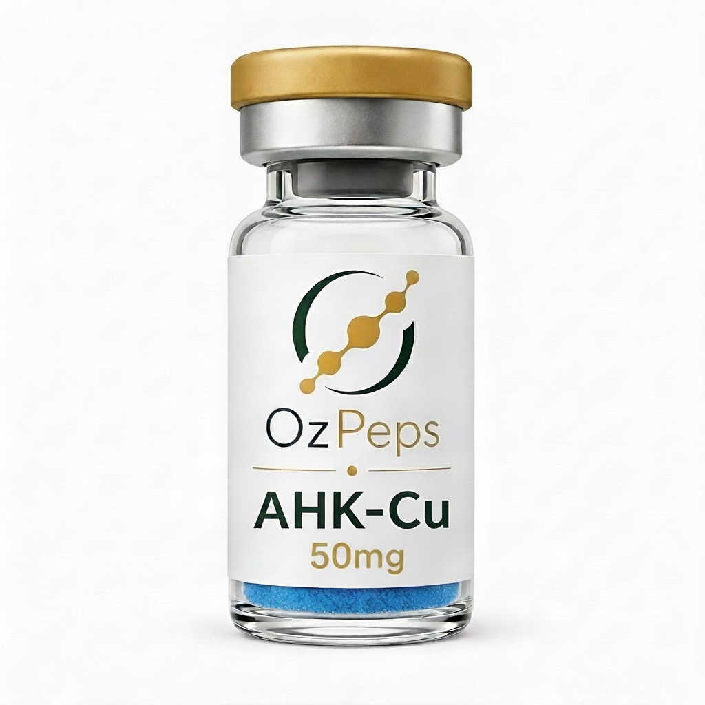 AHK-Cu Australia — research peptide vial from OzPeps